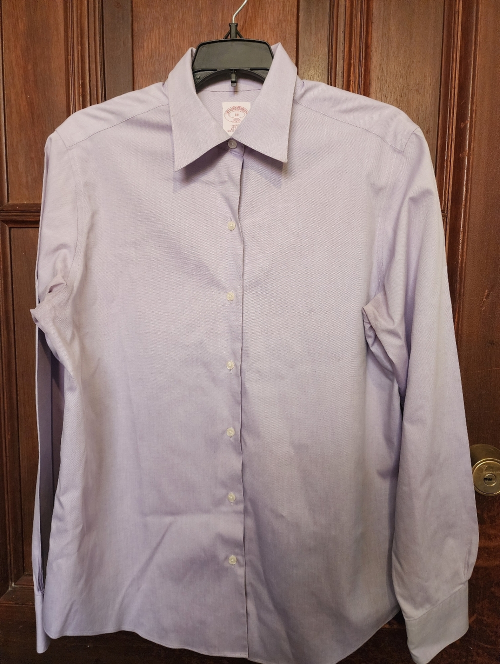 NWOT-Brooks Brothers 346 Classic Fit Women's Lavender Button Up Shirt  Size 10